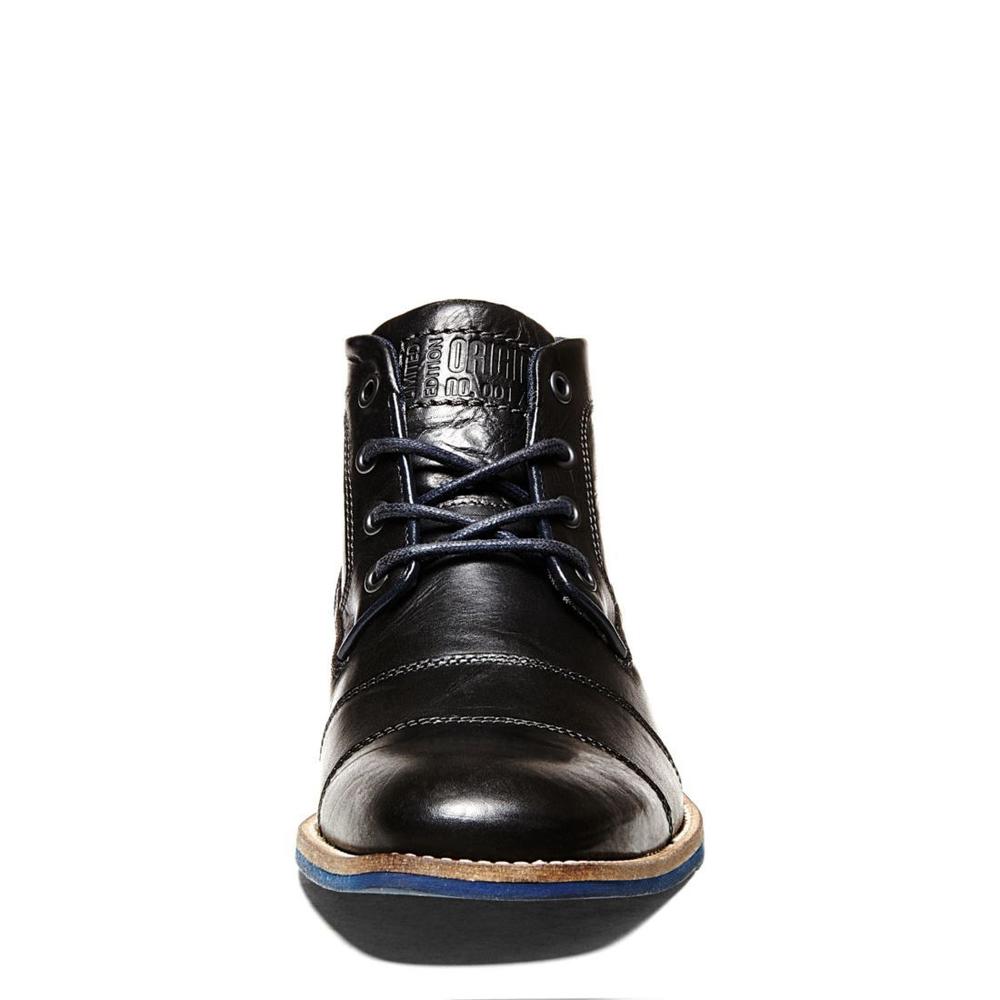 Steve Madden Men KRAMERR BLACK LEATHER