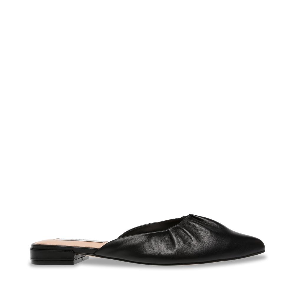 Steve Madden Women VISTAH BLACK LEATHER - Click Image to Close