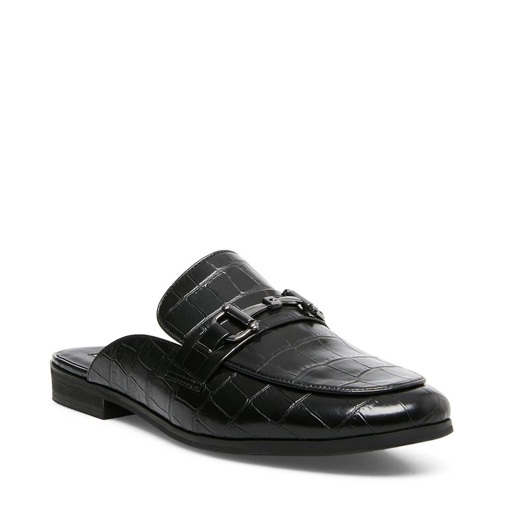 Steve Madden Men CALAN BLACK CROCODILE