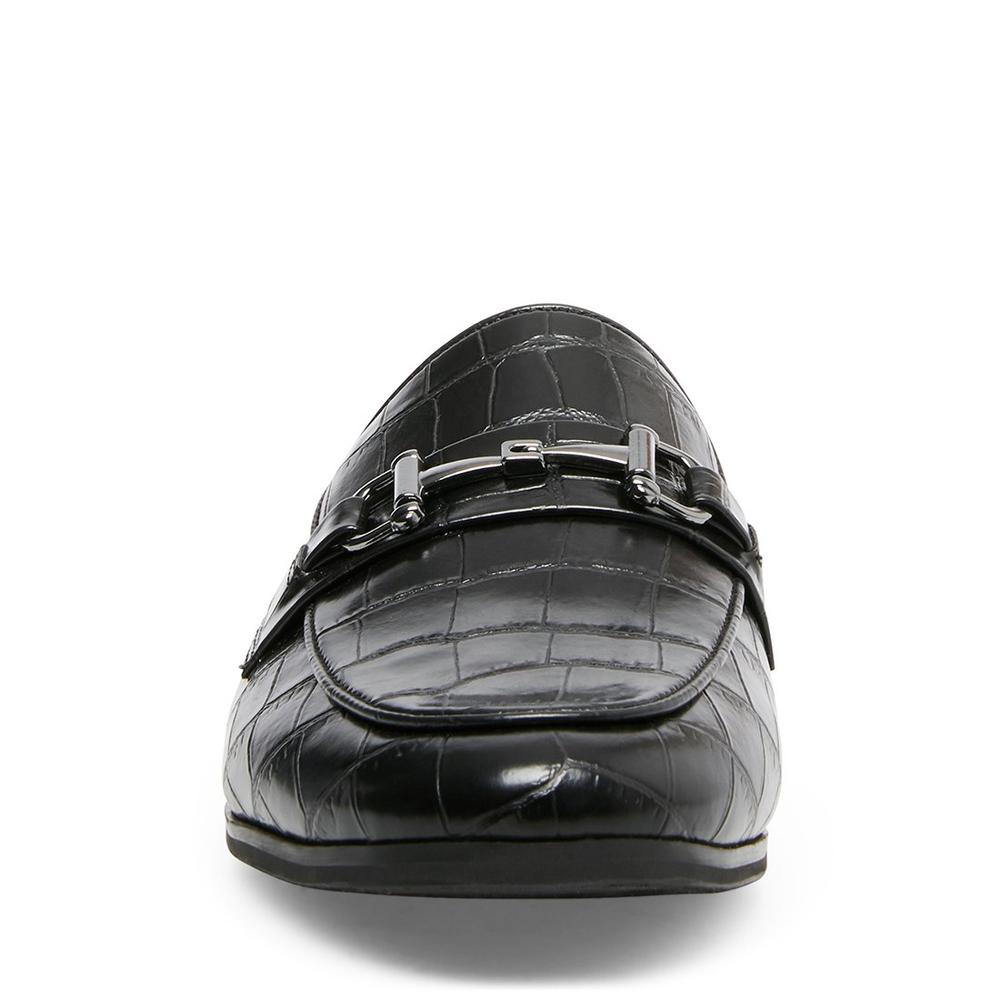 Steve Madden Men CALAN BLACK CROCODILE