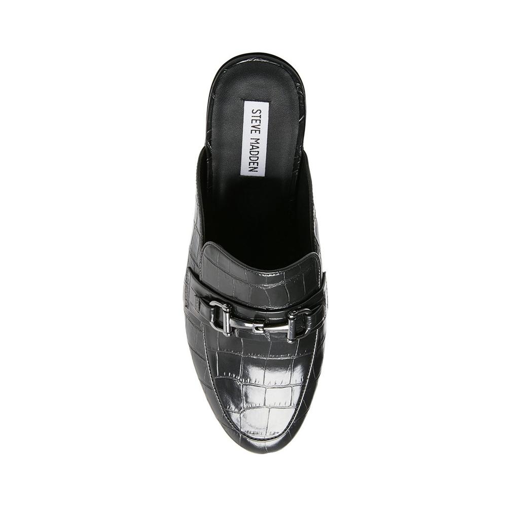 Steve Madden Men CALAN BLACK CROCODILE