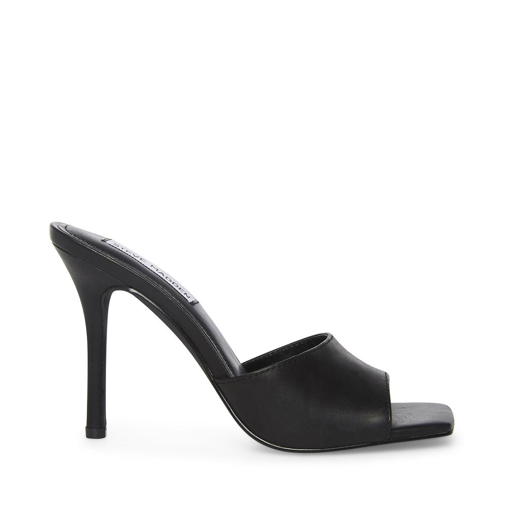 Steve Madden Women SIGNAL BLACK LEATHER - Click Image to Close