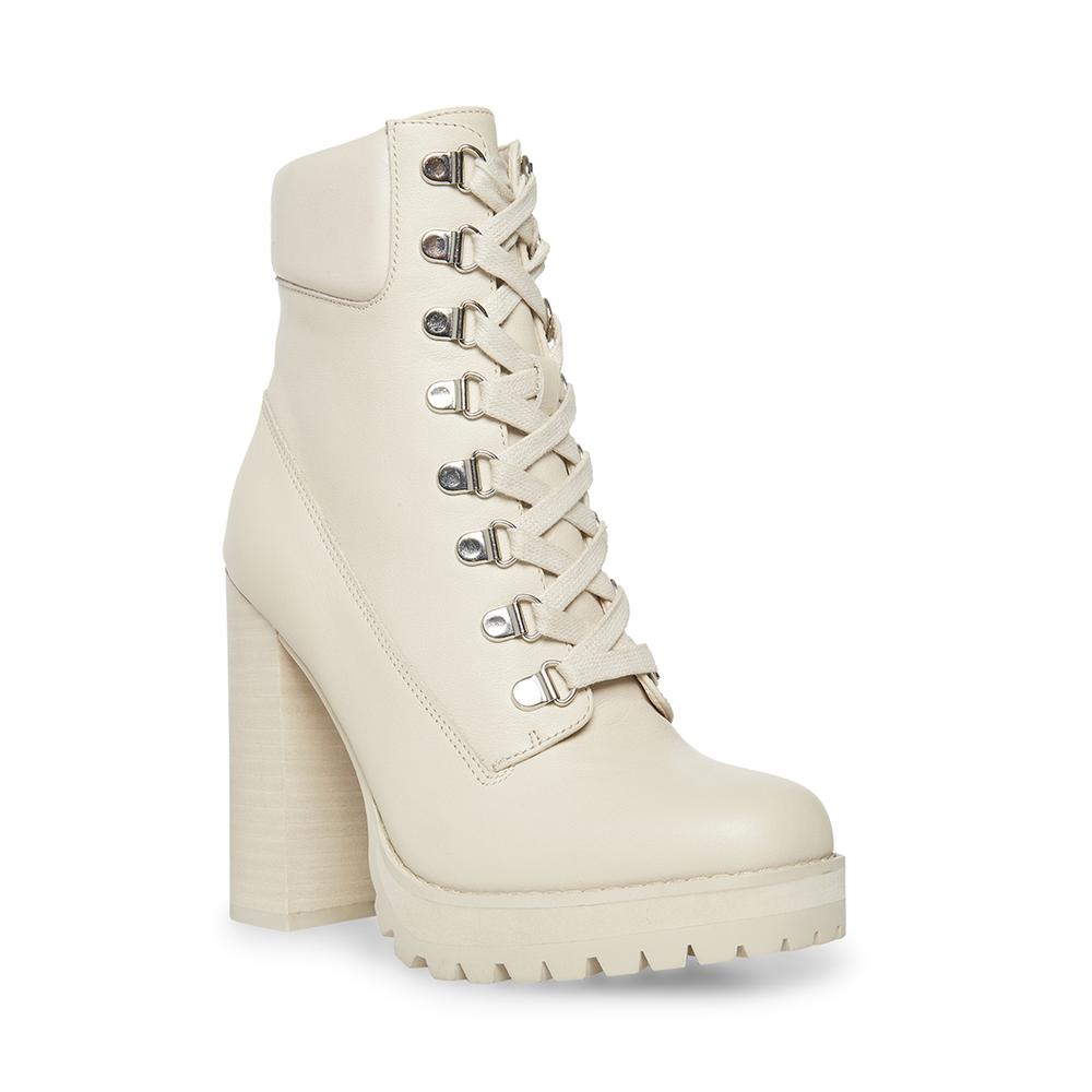 Steve Madden Women BESO BONE LEATHER