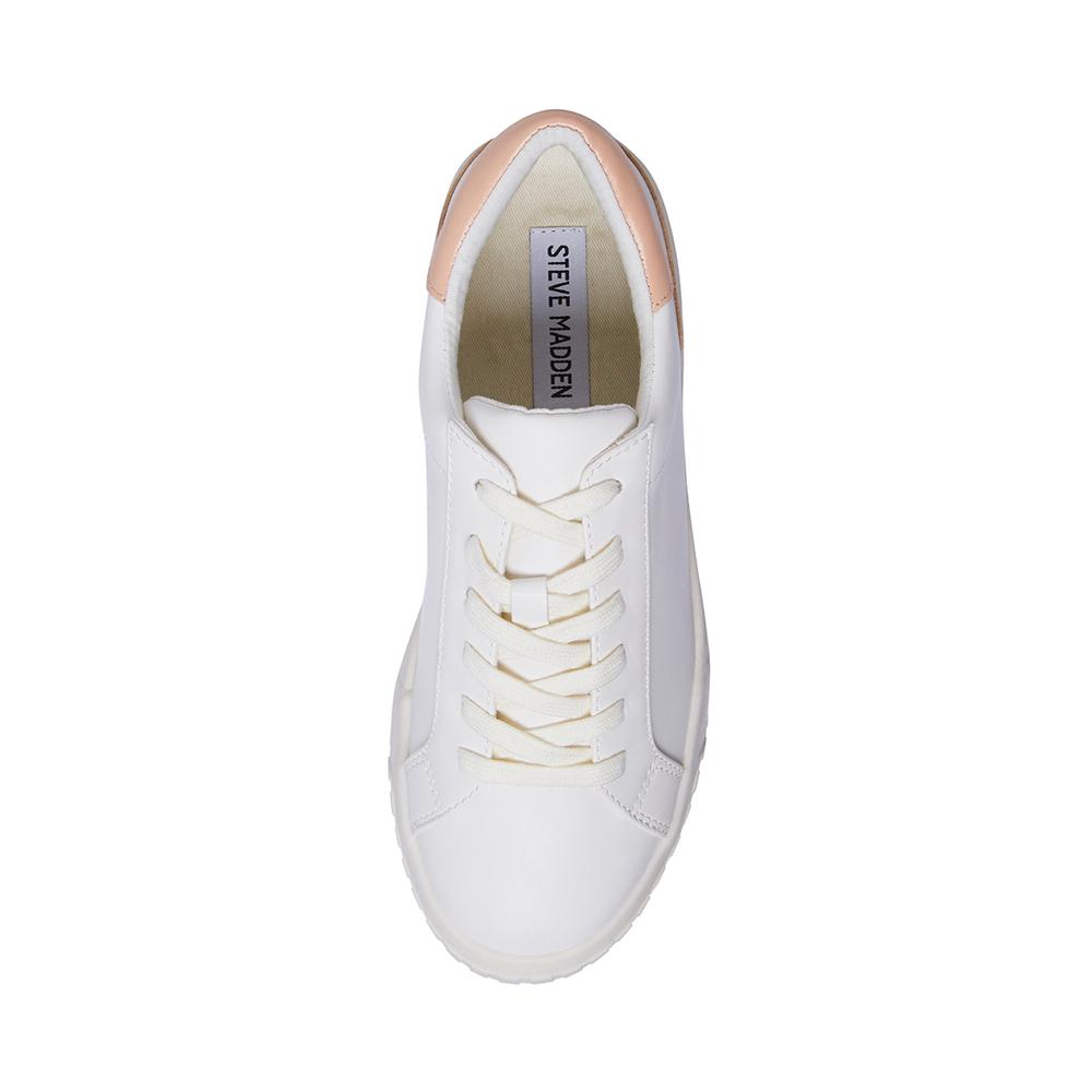 Steve Madden Women CALDER WHITE/SAND