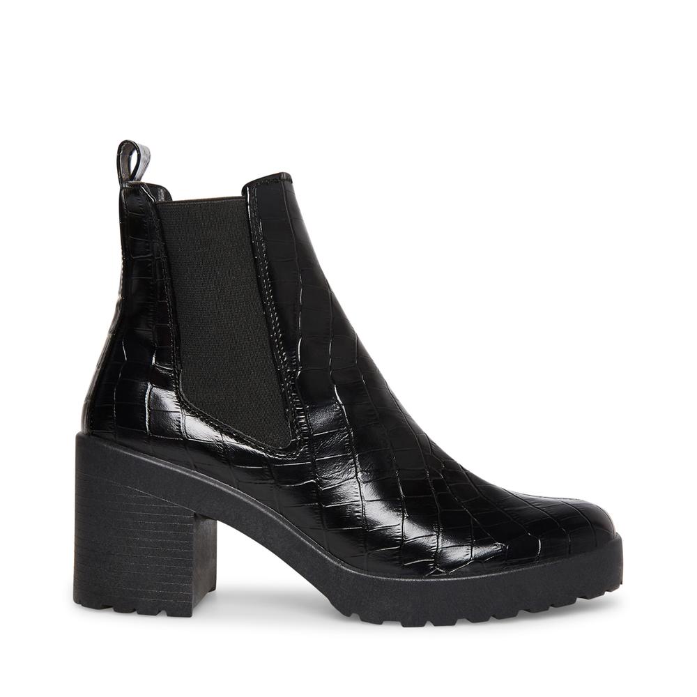 Steve Madden Women LEHANNA BLACK CROCODILE