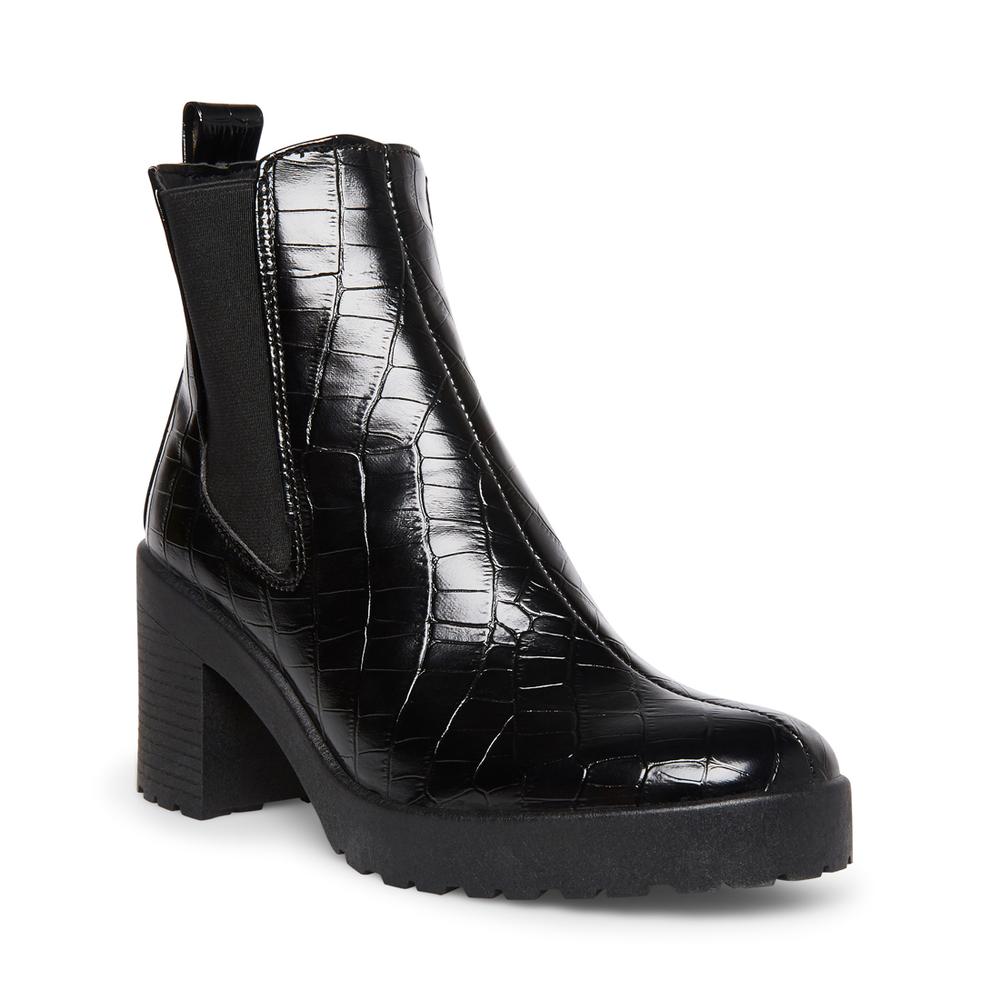 Steve Madden Women LEHANNA BLACK CROCODILE