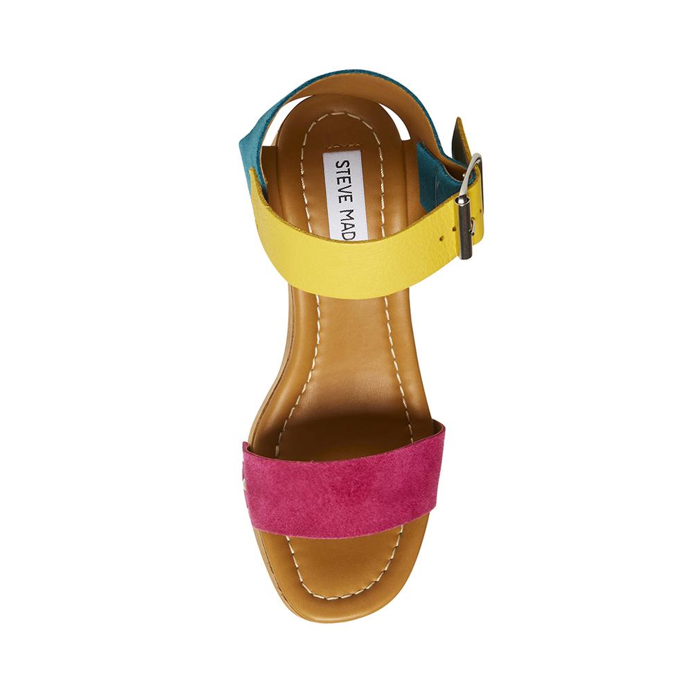 Steve Madden Women COLADA TEAL MULTI