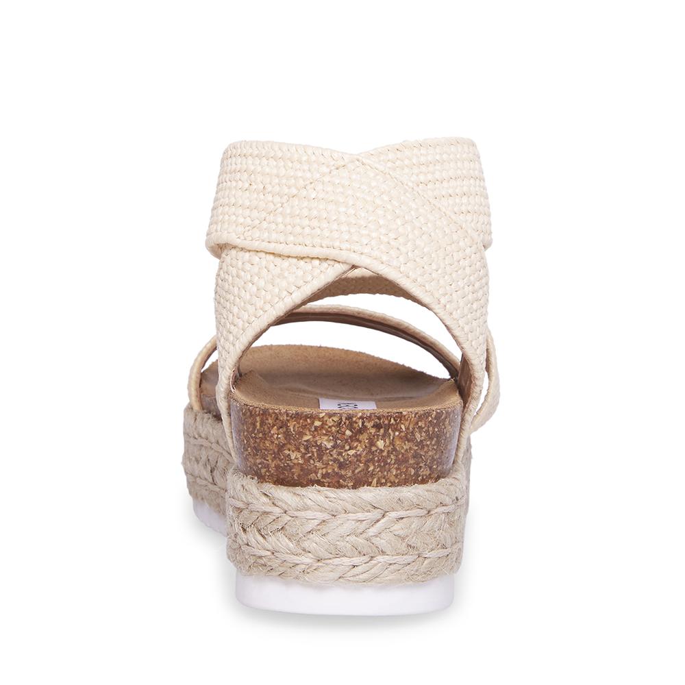 Steve Madden Women KIMMIE NATURAL RAFFIA