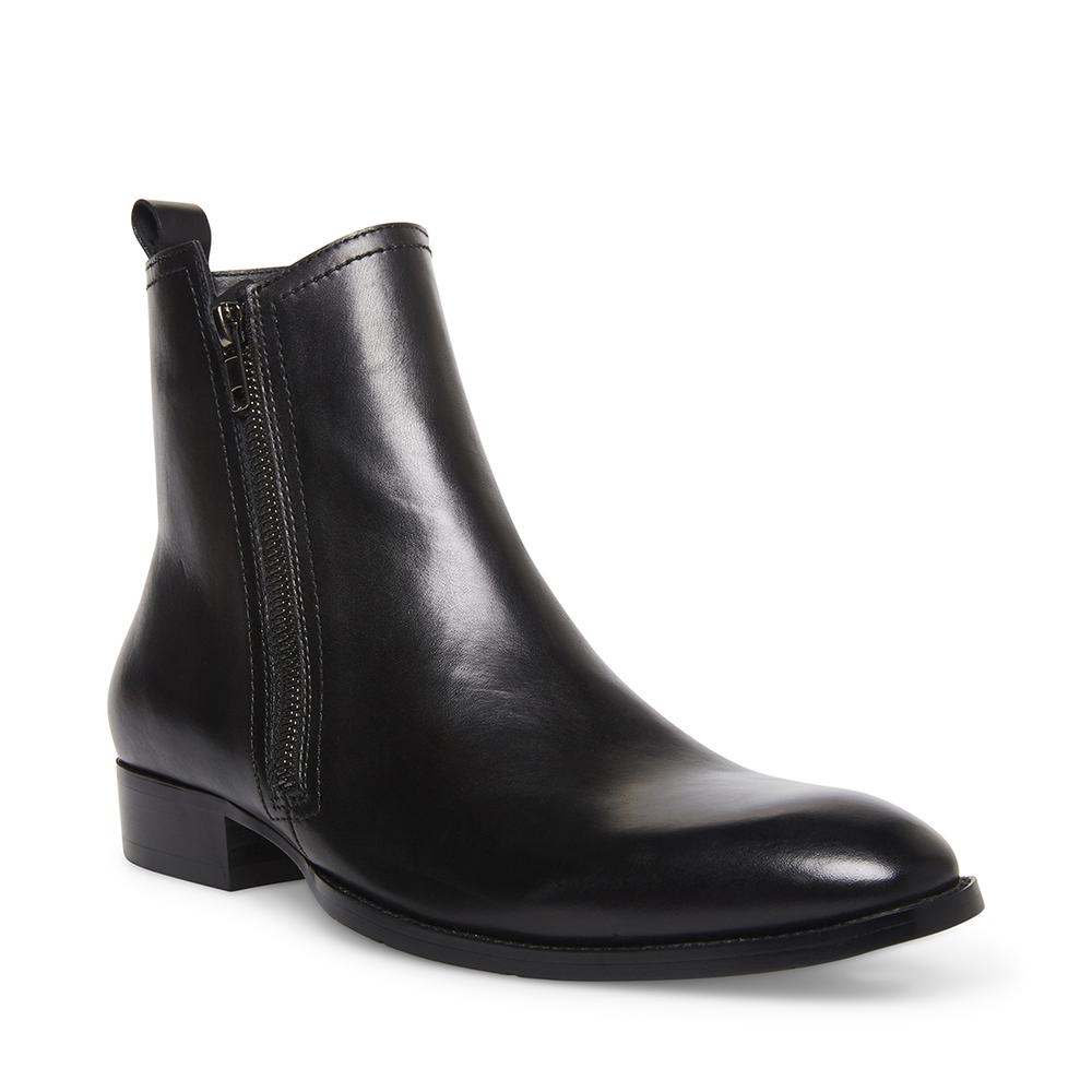 Steve Madden Men ASPENN-L BLACK LEATHER