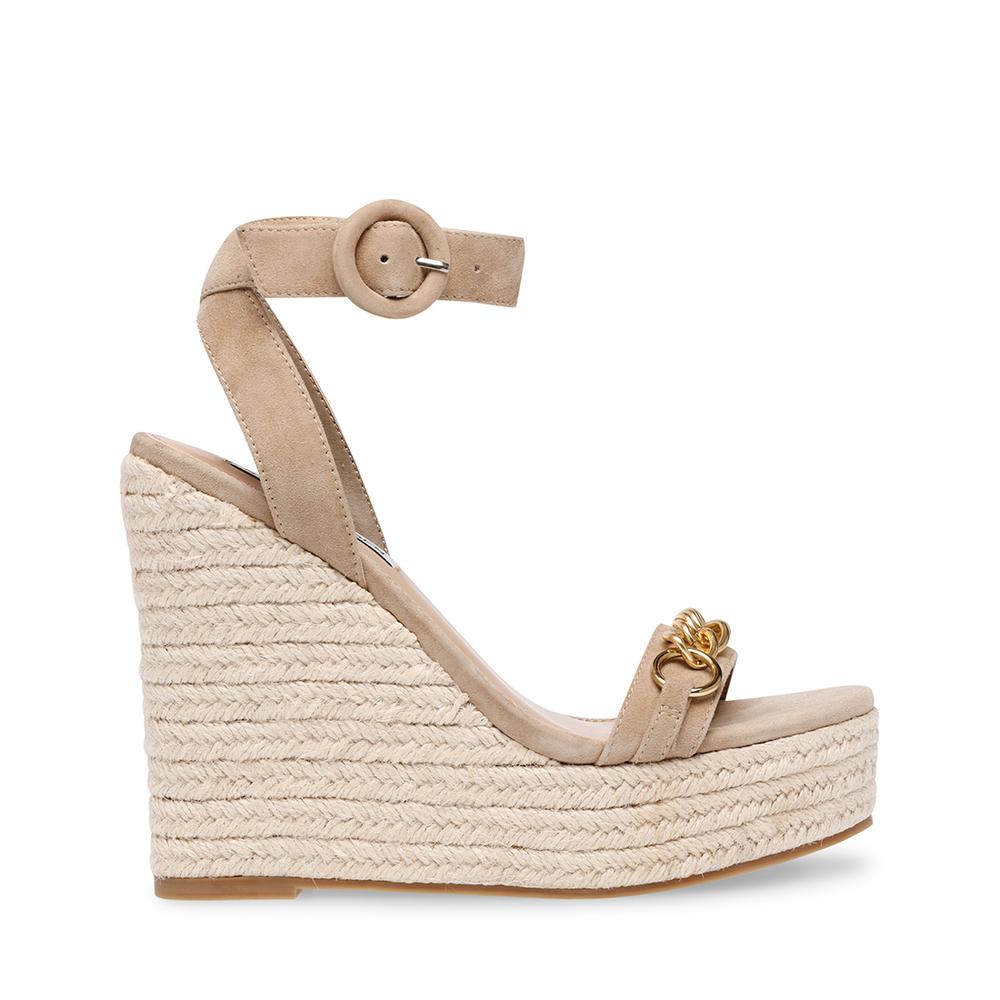 Steve Madden Women LEONORA SAND SUEDE - Click Image to Close