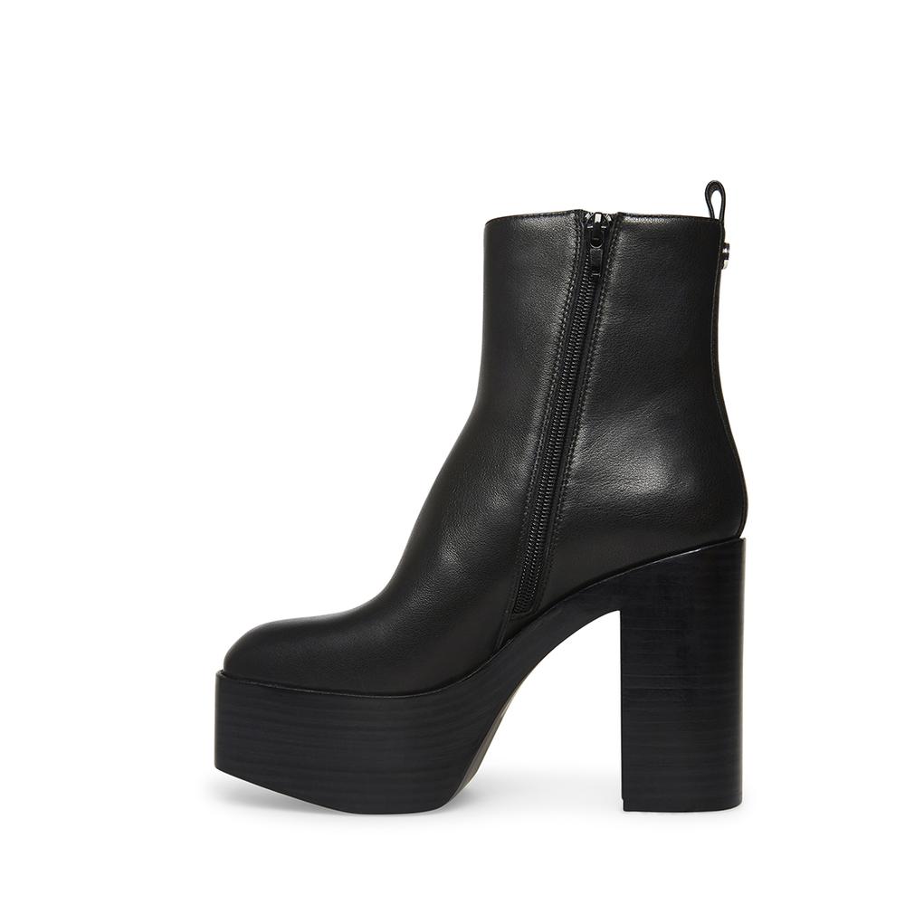 Steve Madden Women MARSH BLACK LEATHER