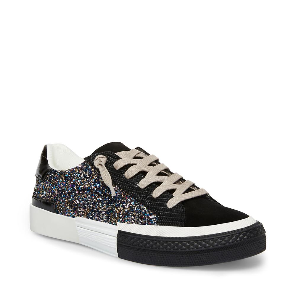 Steve Madden Women EMBARK BLACK GLITTER