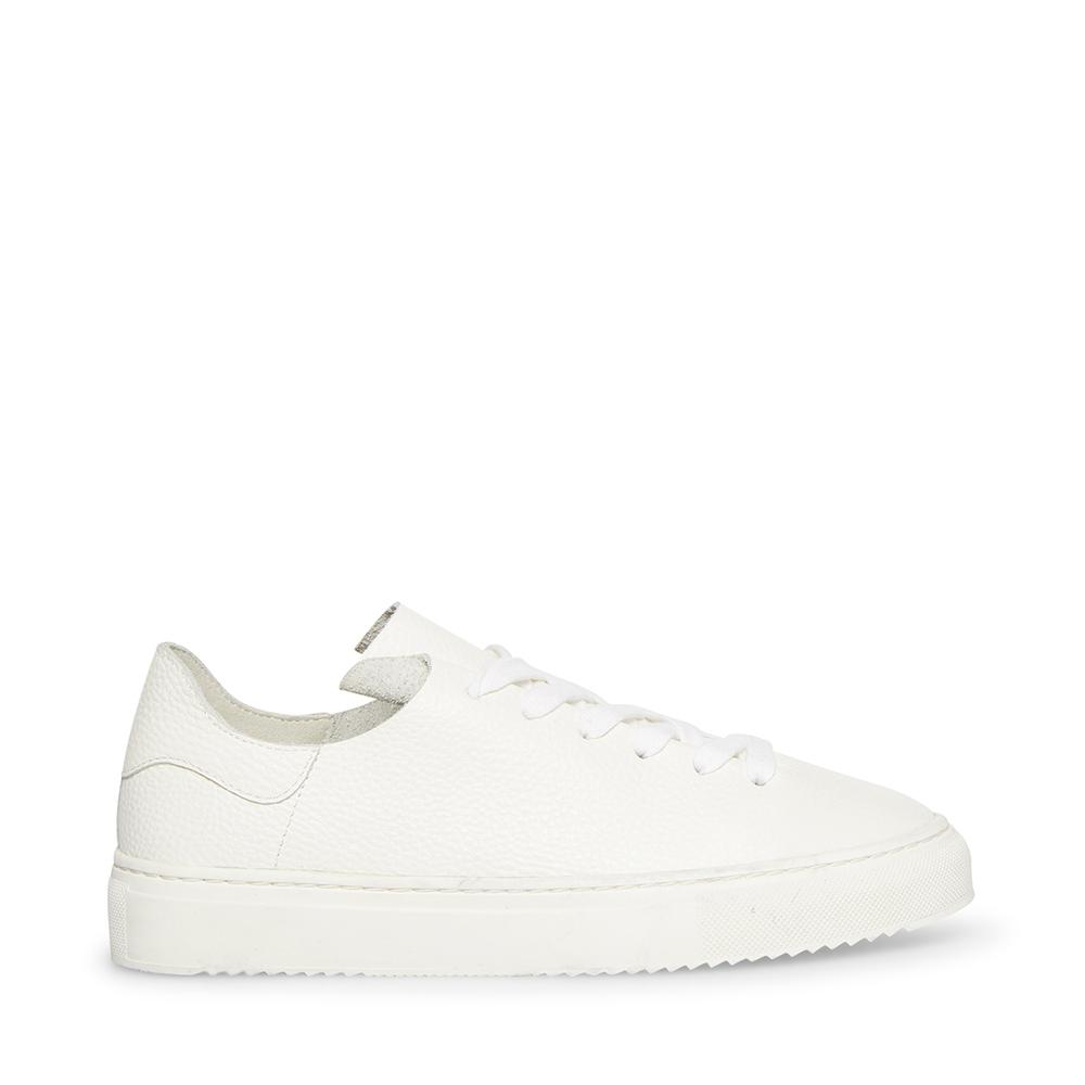 Steve Madden Women DOREY WHITE LEATHER