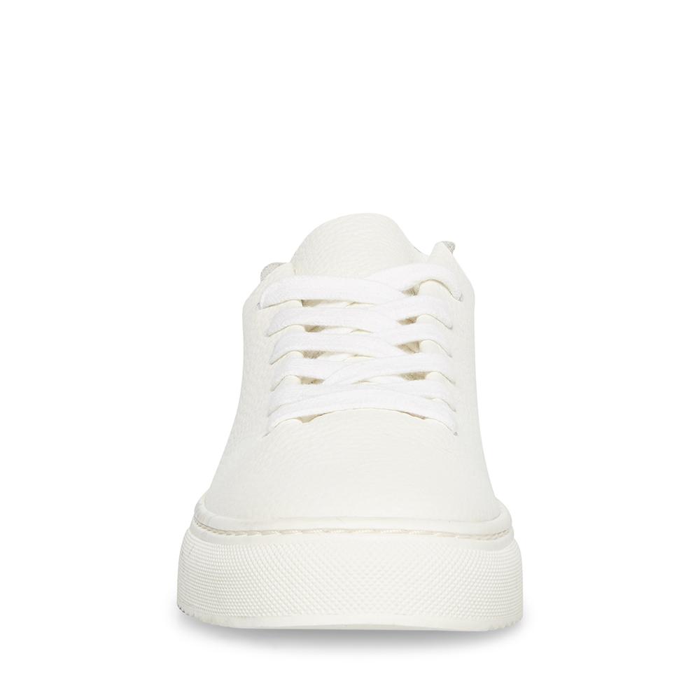 Steve Madden Women DOREY WHITE LEATHER