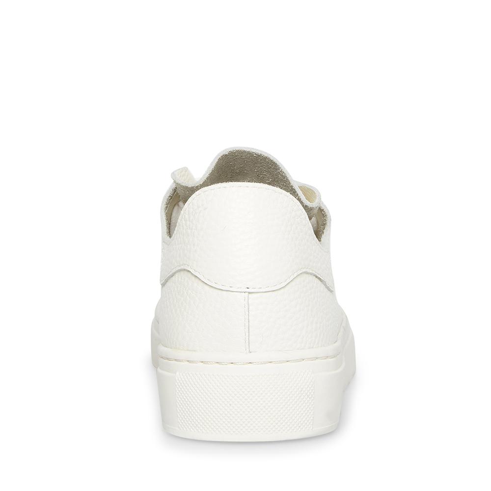 Steve Madden Women DOREY WHITE LEATHER