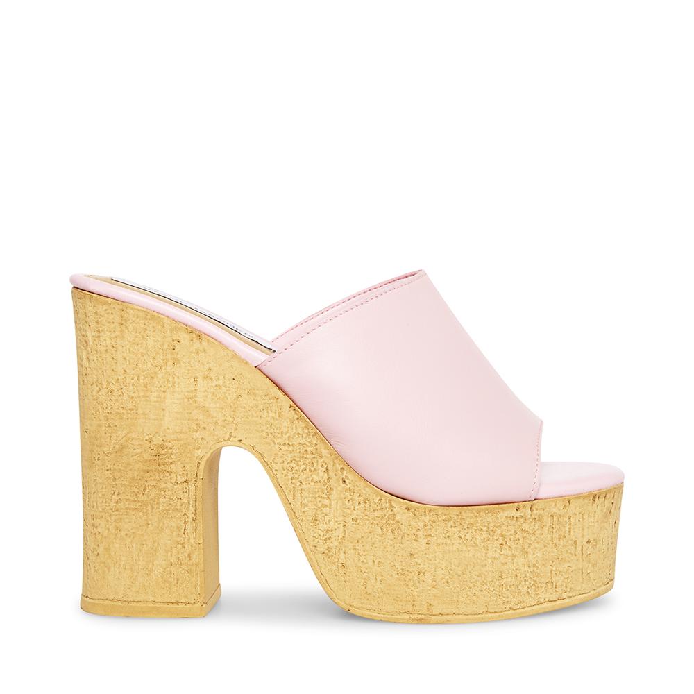 Steve Madden Women MARDI PINK LEATHER - Click Image to Close