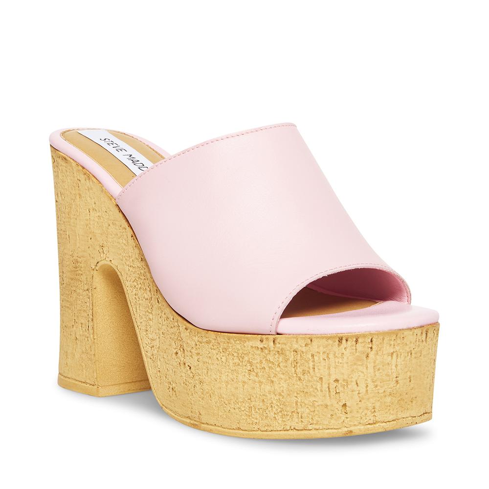 Steve Madden Women MARDI PINK LEATHER