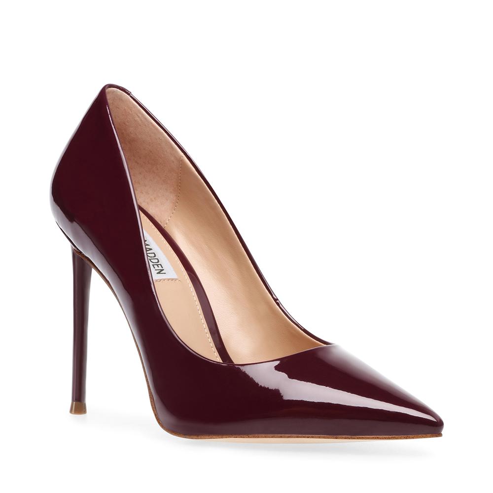 Steve Madden Women VALA BURGUNDY PATENT