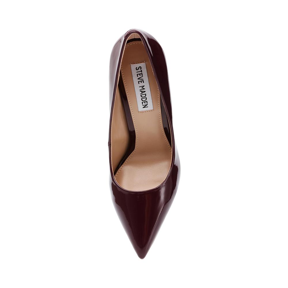 Steve Madden Women VALA BURGUNDY PATENT