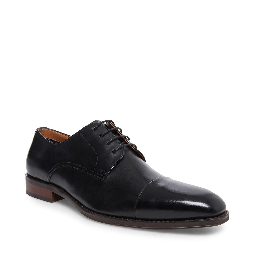 Steve Madden Men PLOT BLACK LEATHER