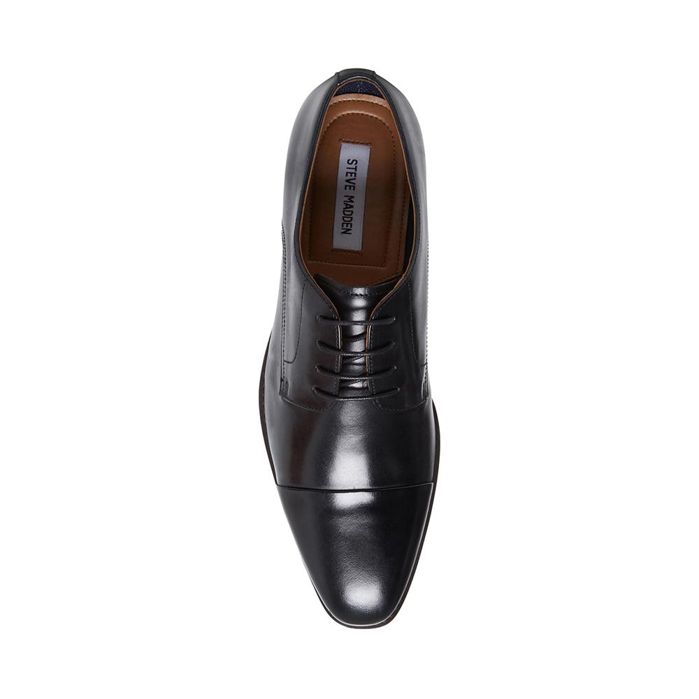 Steve Madden Men PLOT BLACK LEATHER