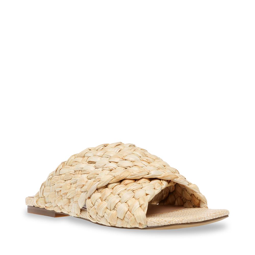 Steve Madden Women MARINA NATURAL RAFFIA