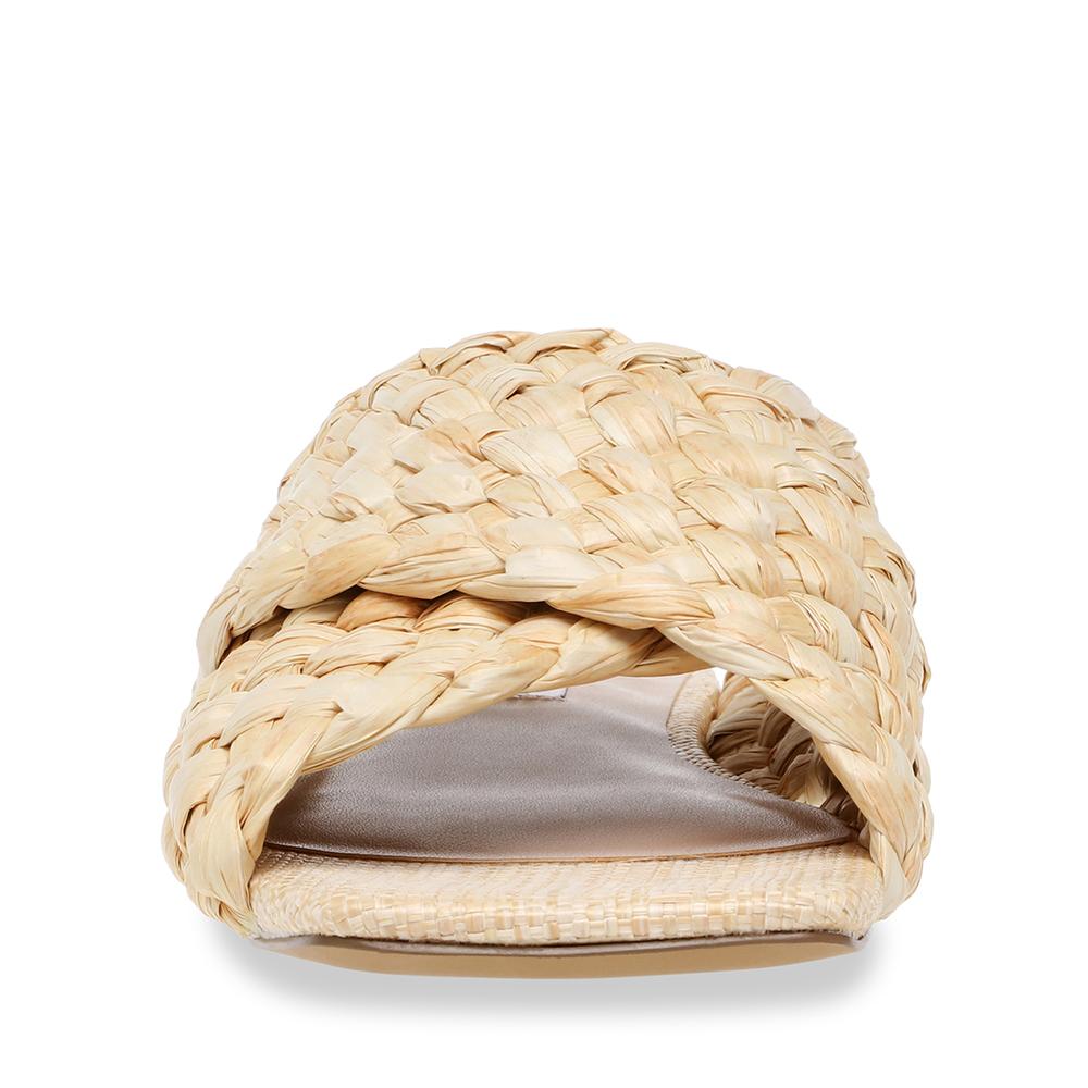 Steve Madden Women MARINA NATURAL RAFFIA