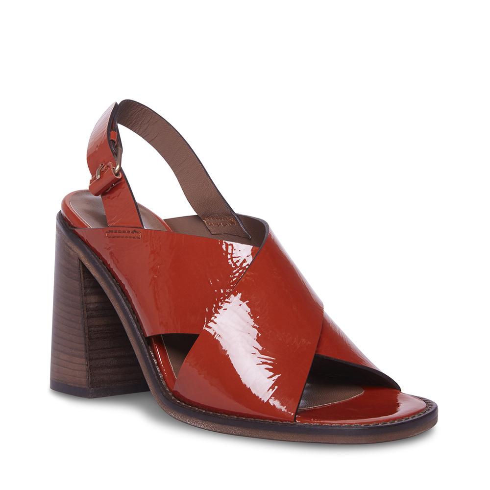 Steve Madden Women ELOWEN RUST LEATHER