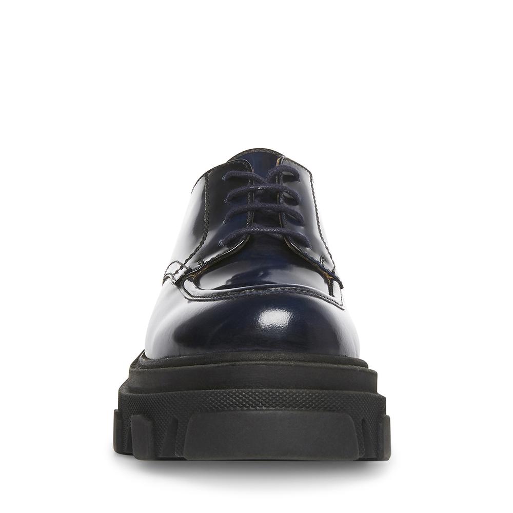 Steve Madden Women HELGA NAVY LEATHER