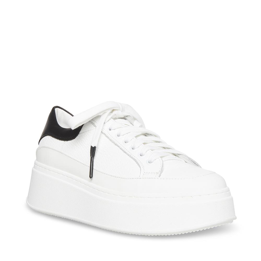 Steve Madden Women IBBY WHITE BLACK