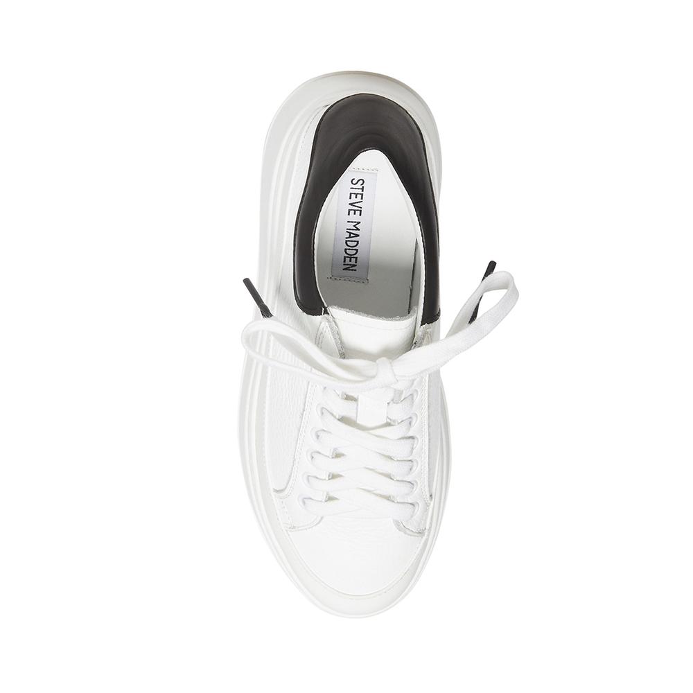 Steve Madden Women IBBY WHITE BLACK