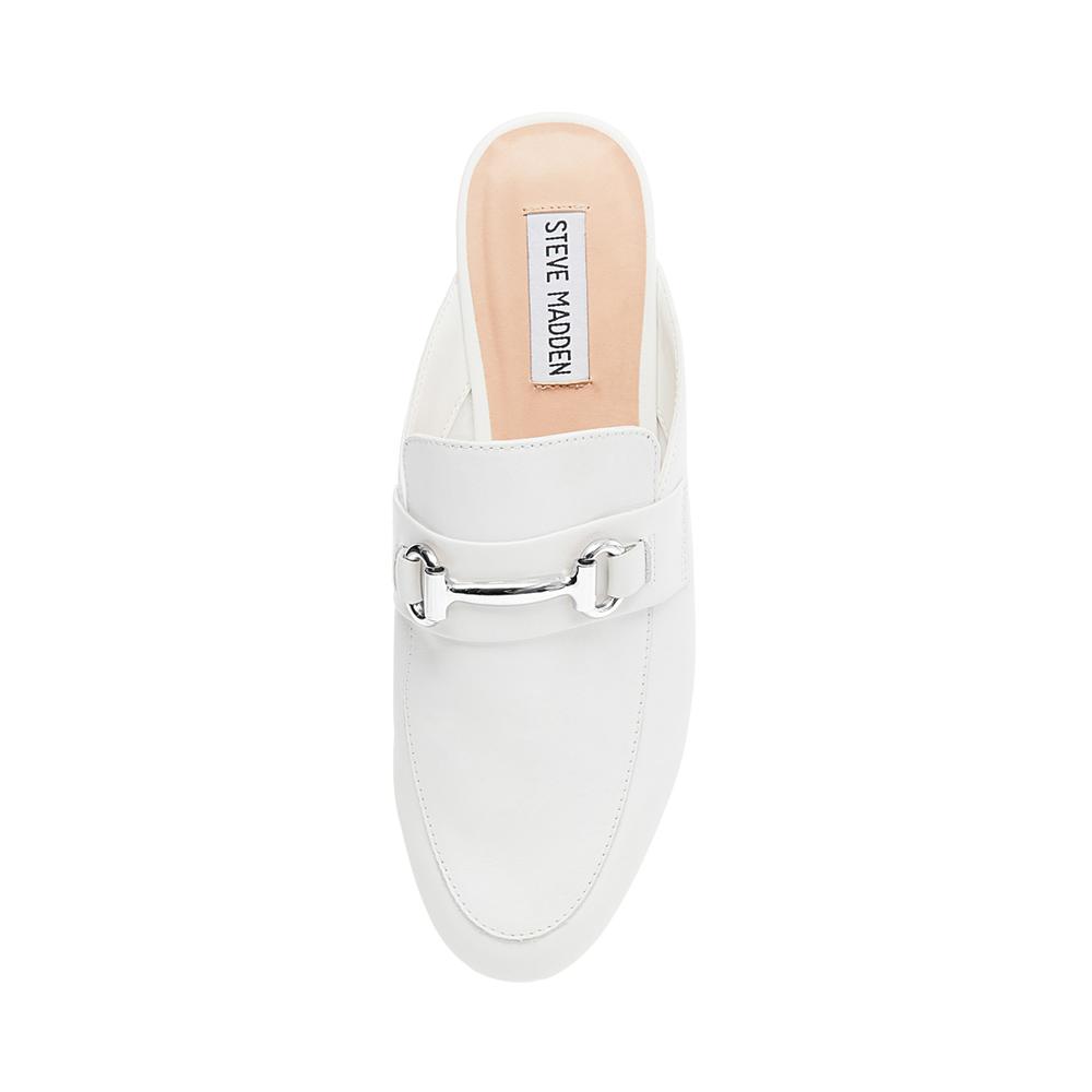 Steve Madden Women KANDI WHITE LEATHER