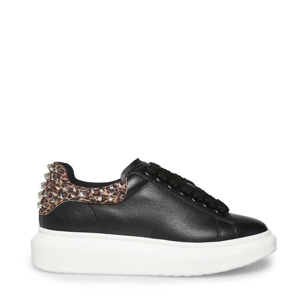 Steve Madden Women GELSIE BLACK LEOPARD