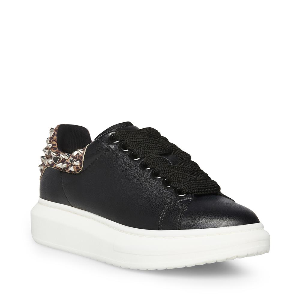 Steve Madden Women GELSIE BLACK LEOPARD