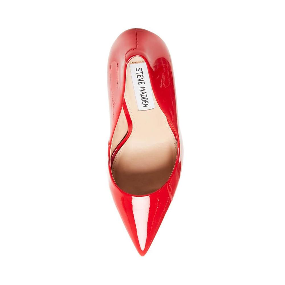 Steve Madden Women VALA RED PATENT