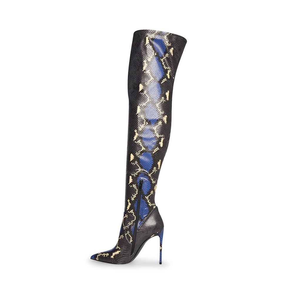 Steve Madden Women VAVA BLUE SNAKE