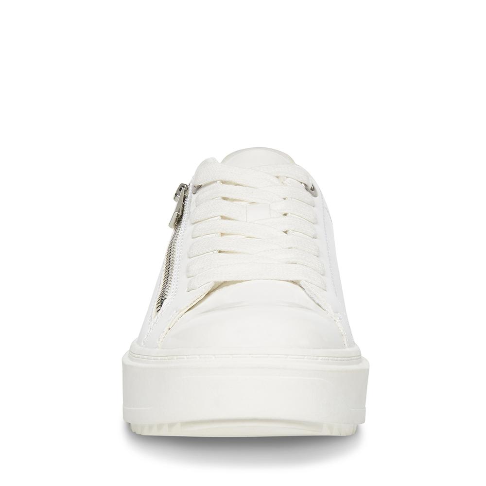 Steve Madden Women CATCHME WHITE PATENT