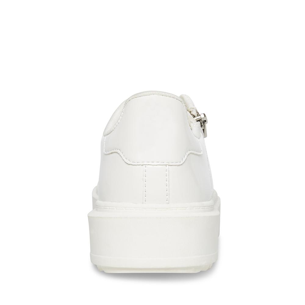 Steve Madden Women CATCHME WHITE PATENT