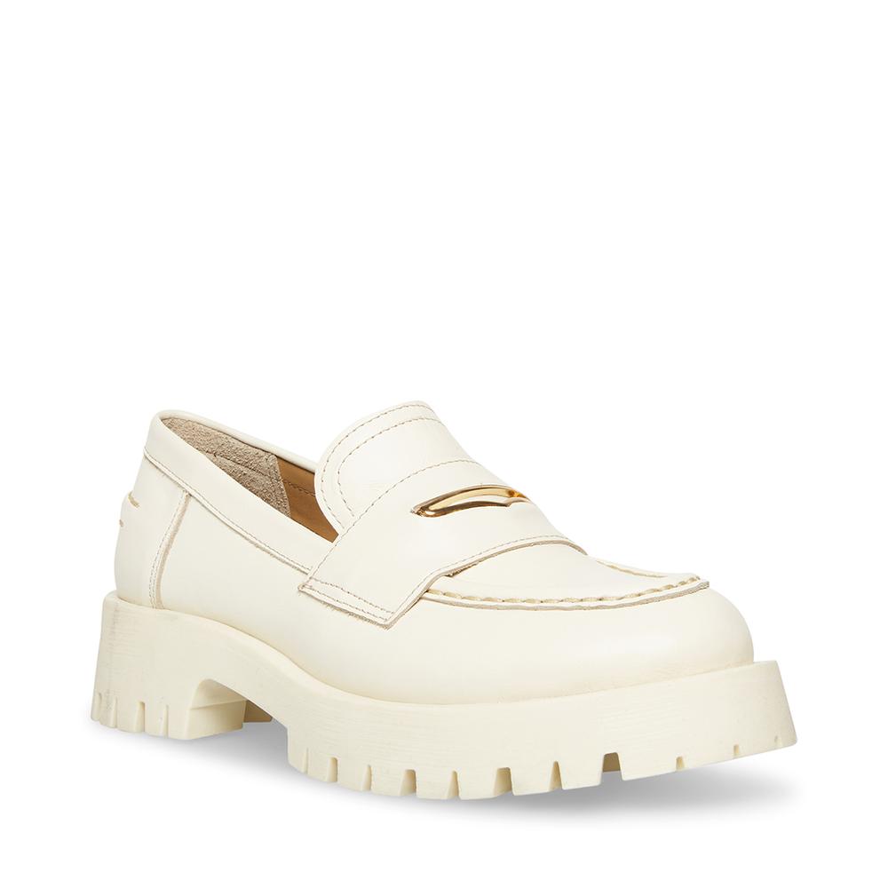 Steve Madden Women LAWRENCE BONE LEATHER