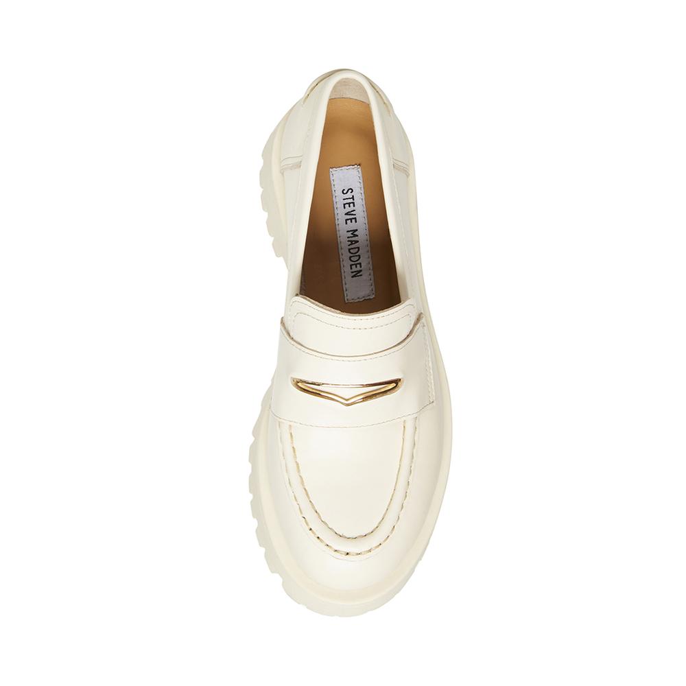 Steve Madden Women LAWRENCE BONE LEATHER