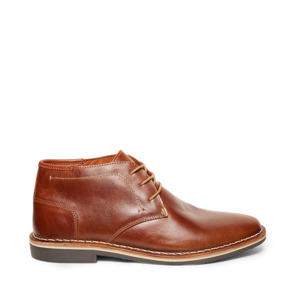 Steve Madden Men HARKEN COGNAC LEATHER - Click Image to Close