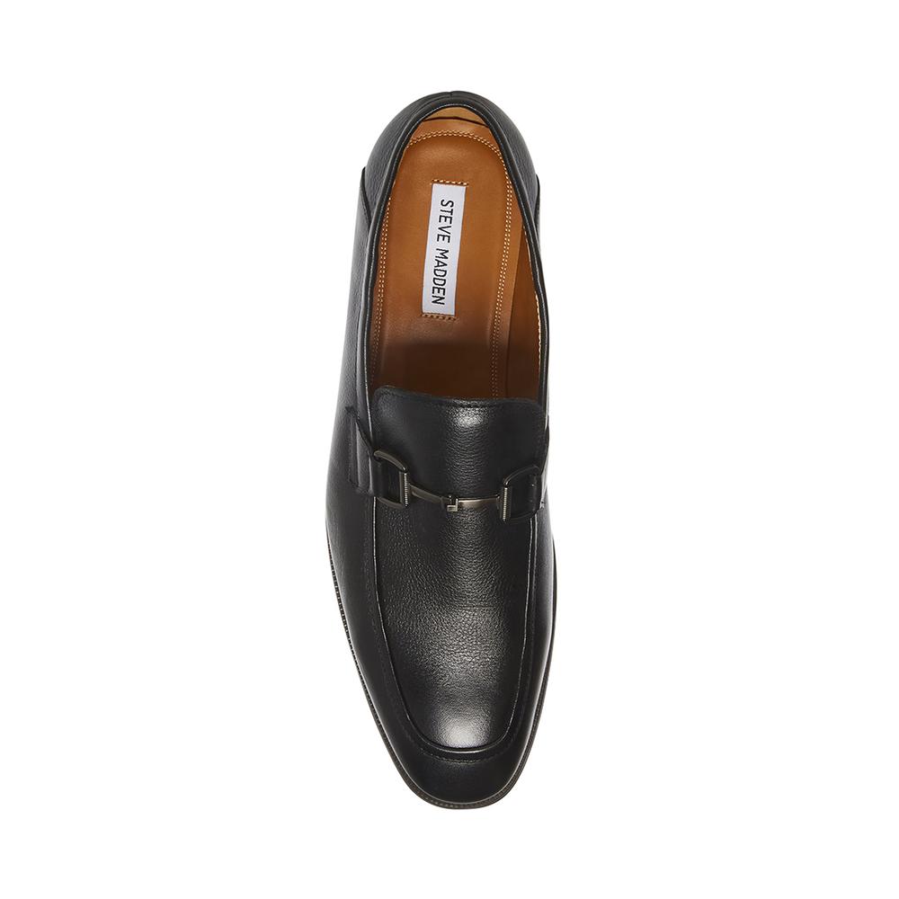 Steve Madden Men AAHRON BLACK LEATHER