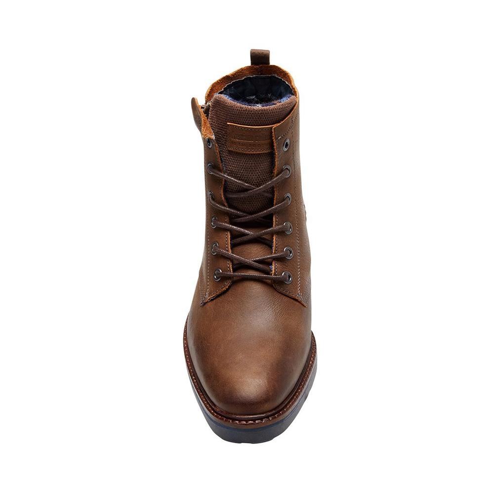 Steve Madden Men WELLINGTON BROWN LEATHER