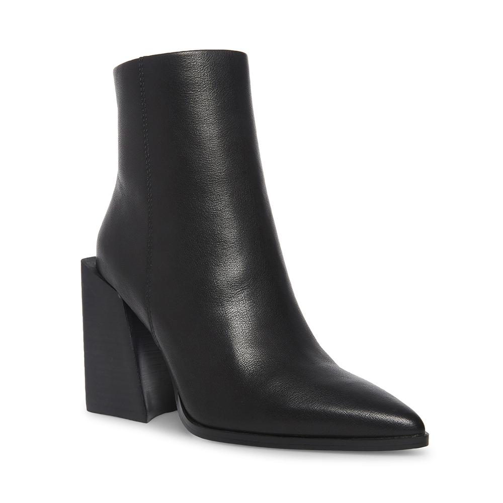 Steve Madden Women TISH BLACK LEATHER