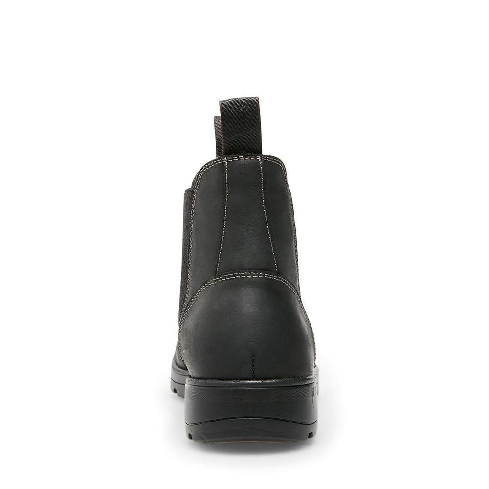 Steve Madden Men BUILDER BLACK LEATHER