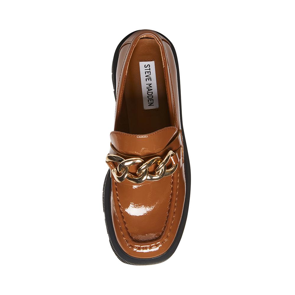 Steve Madden Women MEADOW COGNAC PATENT