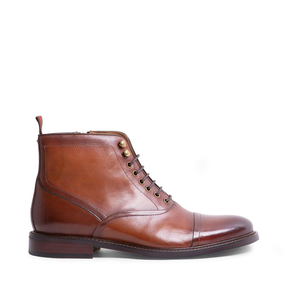 Steve Madden Men KETONIC COGNAC LEATHER - Click Image to Close