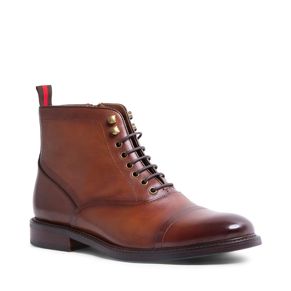 Steve Madden Men KETONIC COGNAC LEATHER