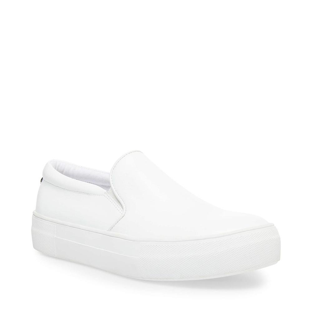 Steve Madden Women GILLS WHITE LEATHER