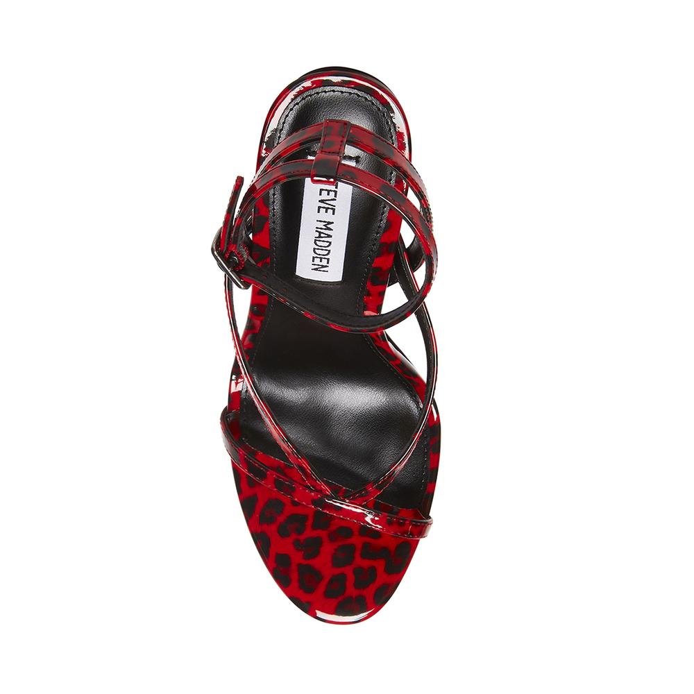 Steve Madden Women FLAMENCO RED MULTI